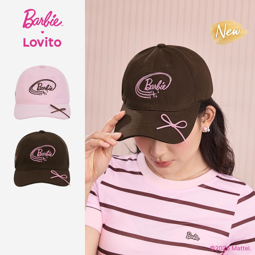(New Arrival) Barbie™ X Lovito Boné Casual Com Bordado HTBL6PAD042