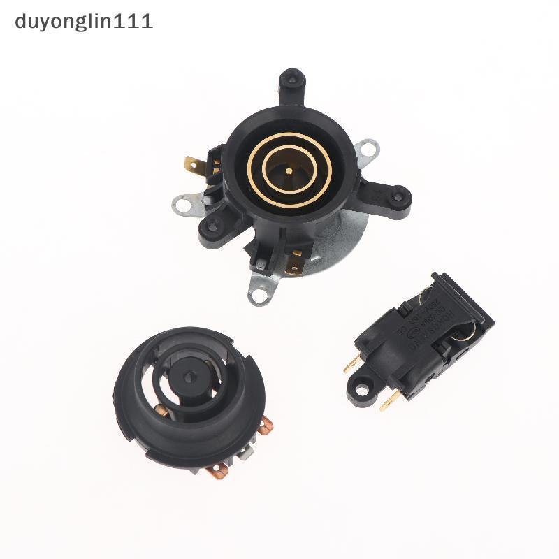 (duyonglin111) 3 Pçs Base De Chaleira Elétrica Termostato Interruptor Controle Temperatura Conector Acoplador Soquete Ac