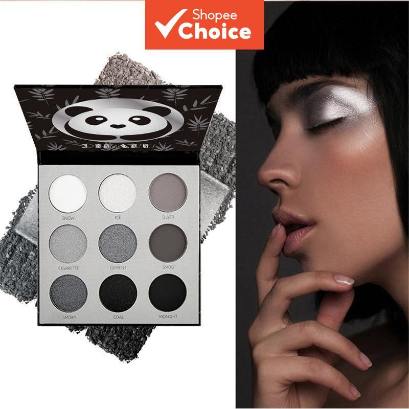 DIKALU Paleta De Sombras De 9 Cores Pérola Fosco Pigmento Misturável À Prova D'água Sombra Para Olhos Esfumaçado Verão V
