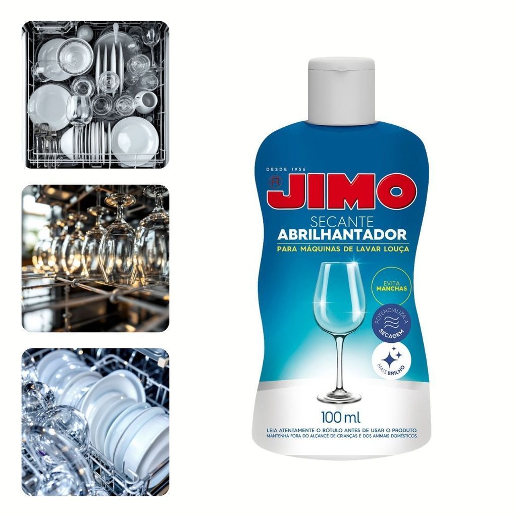Secante Abrilhantador para Máquina de Lavar Louças Jimo Squeeze 100ml