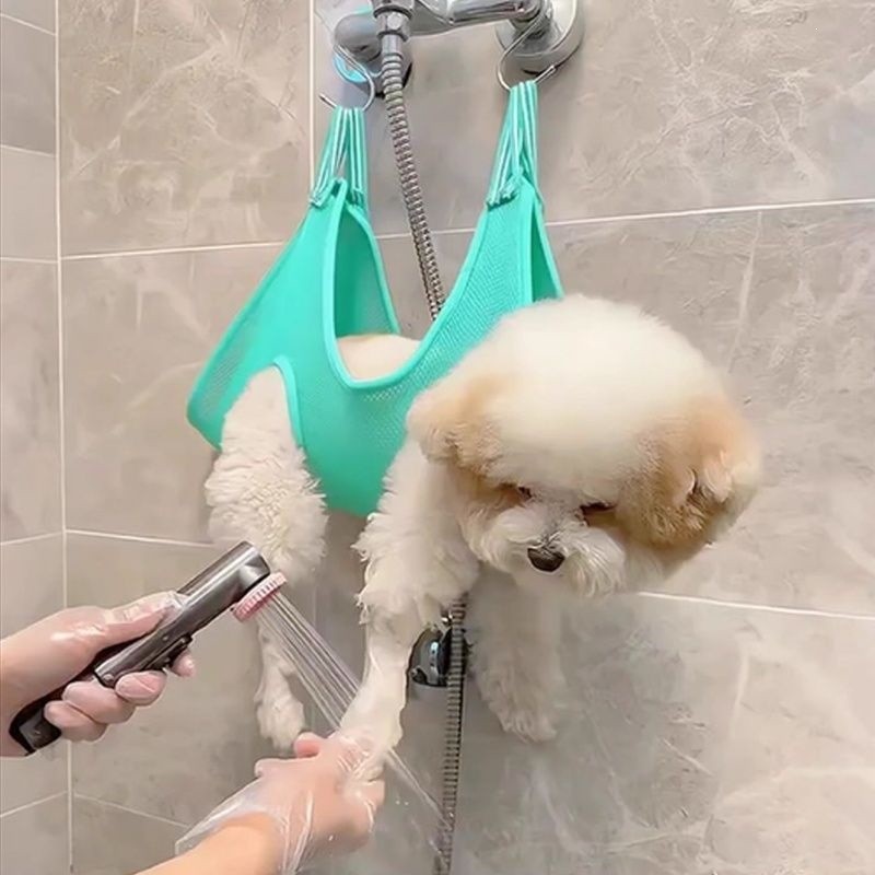 Cão pé lavagem ferramenta útil gato rede Pet Grooming cortador de unhas medicina pequena medicina anti-risco anti-mordid
