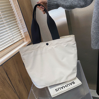 2026 novo estilo influenciador bolsa feminina grande capacidade de compras à prova dwaterproof água náilon bolsa ombro m