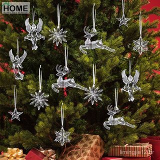 2/3/4/6 Unidades Suprimentos Para Festas De Ano Novo Navidad-Decoração Com Pingente De Natal-Multiestilo , Acrílico , Tr