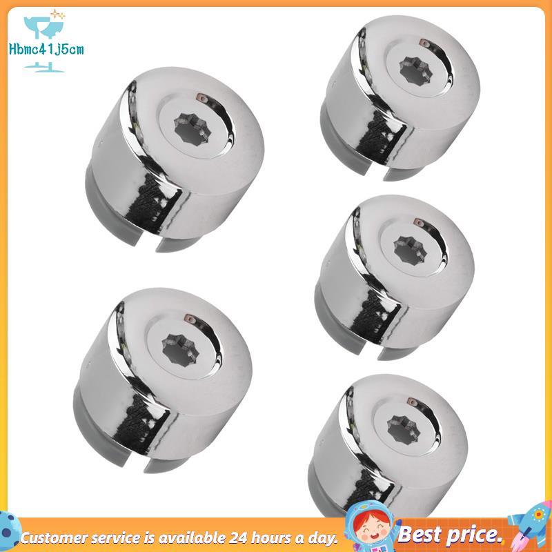 Capa De Porca De Parafuso De Roda Cromada Para 2004-2017 7L6 601 173A 2ZZ 5 Peças 7L6601173A