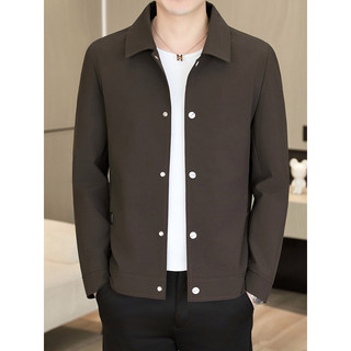 Primavera outono novo estilo lapela negócios jaqueta Casual masculina na moda versão coreana High-End fino simples All-M