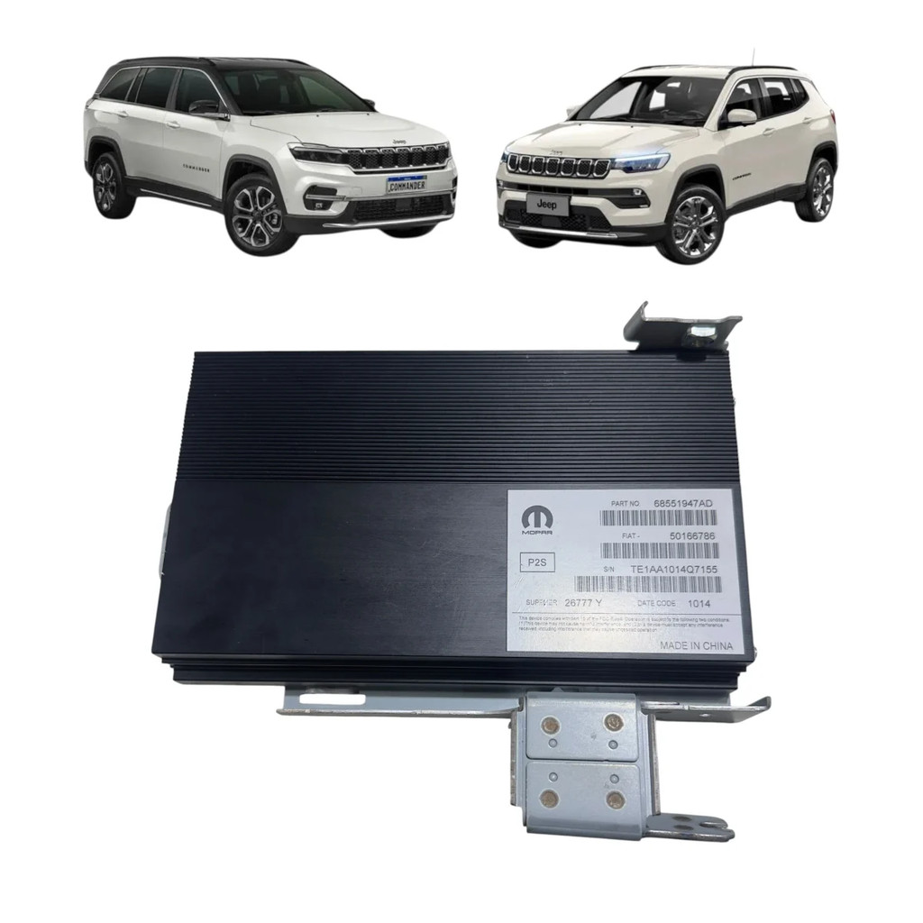 Módulo Amplificador Som Original Jeep Compass 68551947AD