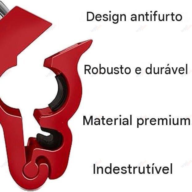 Tranca Manete Moto Universal Antifurto, Trava Premium Durável de Alumínio Naval — imagem 2 de 2