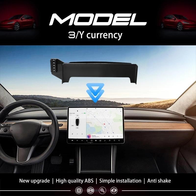 Montagem Do Carro Para Tesla Modelo 3 Y 2017 ~ 2023 Ventilação De Ar Suporte Telefone Móvel Gravidade Adesivo Acessórios