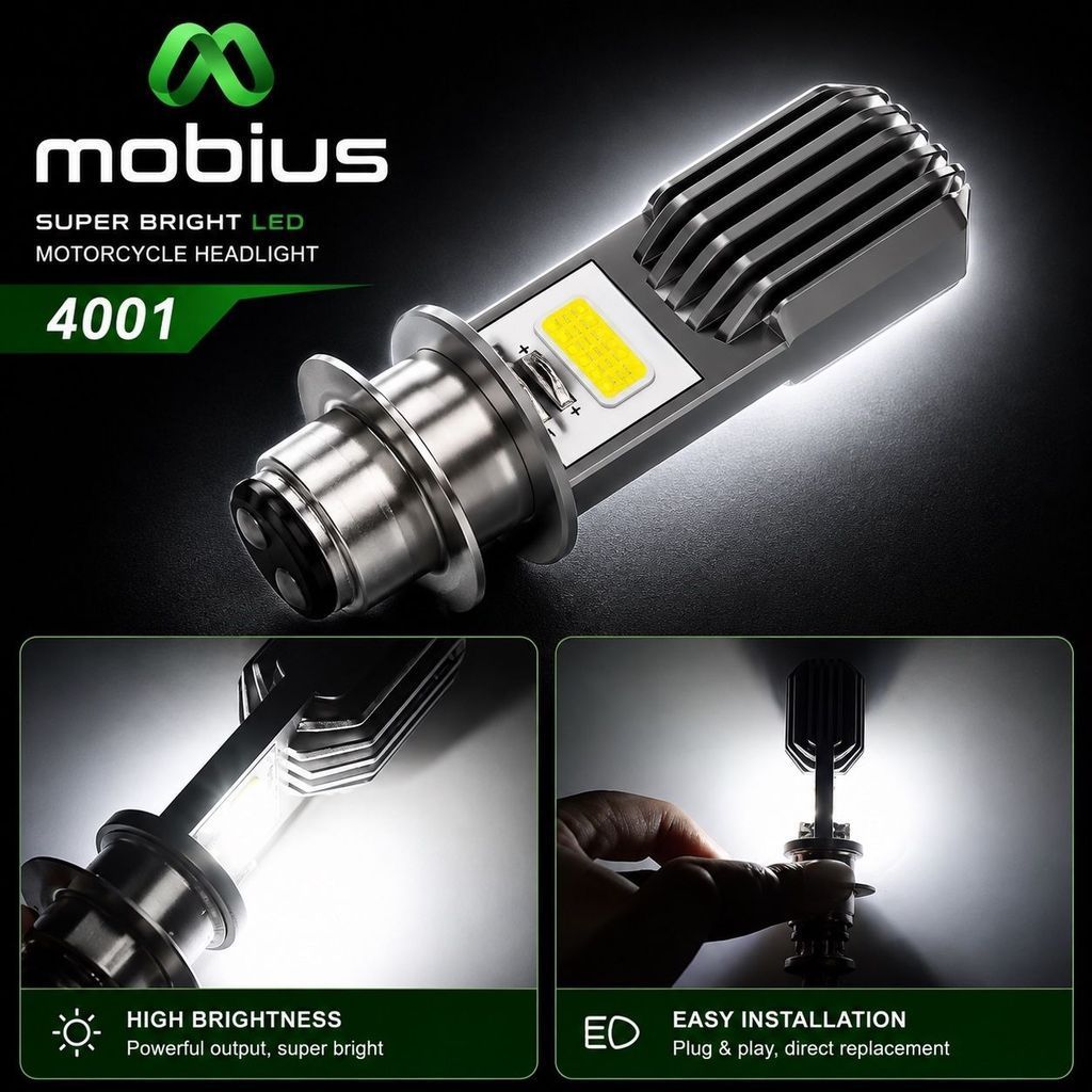 CAHAYA H6 LED Lâmpada Dianteira De Motocicleta Luz Branca SUPER Brilhante UNIVERSAL Para Todas As Motocicletas Automátic