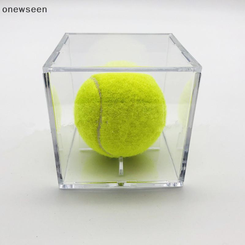 1pc Caixa De Acrílico De Beisebol 80 * Transparente Coleta De Armazenamento Exibição De Bola De Golfe