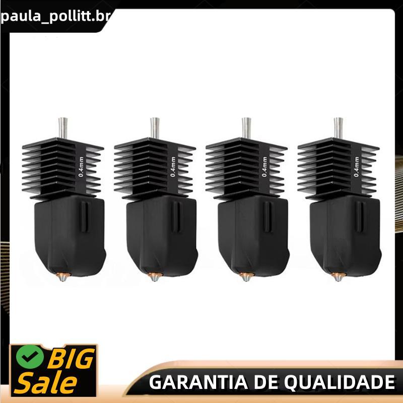 Para Conjunto De Bico AD5X 0.4mm Integrado Hotend Kit De Aço Endurecido Bimetálico Acessórios Impressora 3D