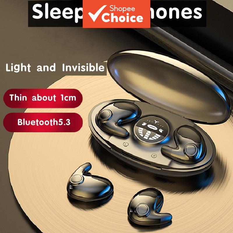 MD538 Fones De Ouvido Invisíveis Sono Sem Fio Bluetooth À Prova D'água Com Cancelamento De Ruído Esportivos HD Chamada D