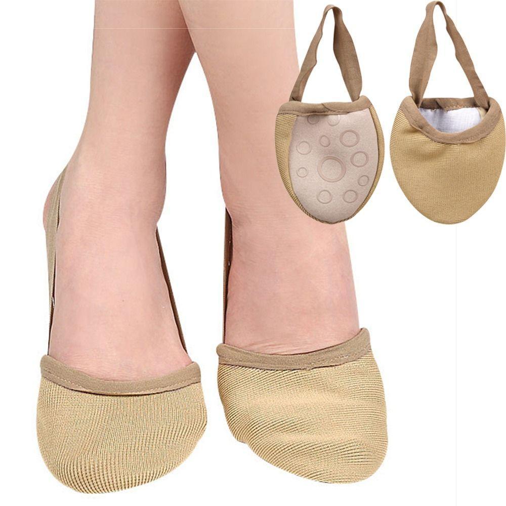 Sapatos De Ginástica Rítmica , Dança Elásticos Antiderrapantes De Meia Sola , Chinelo De Balé Confortável Resistente Ao 