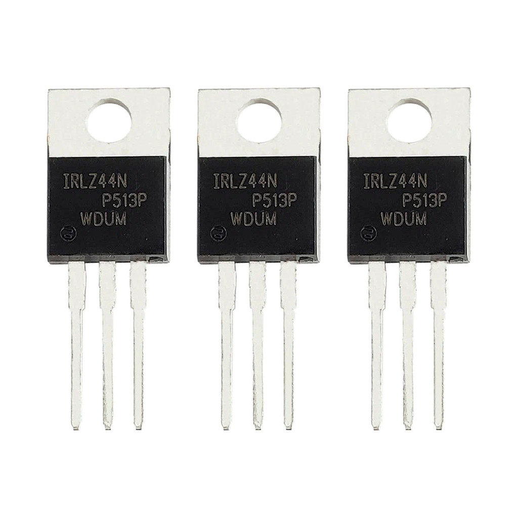 3 Transistor IRLZ44N MOSFET TO-220 55V 47A Canal N
