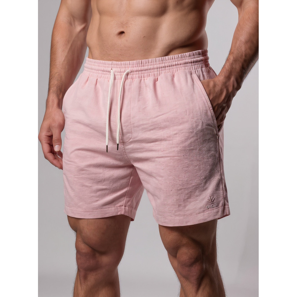 Kit 2 Bermudas Masculinas Linho Elastano Praiana Confortável Verão — Universo Delas