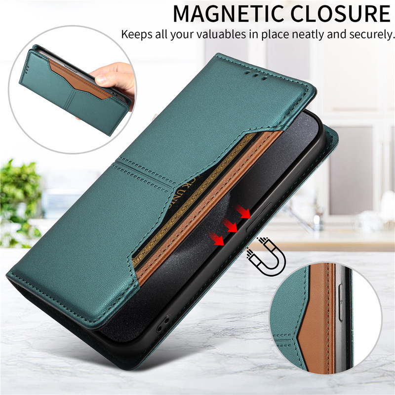 Fundas Capa Carteira Magnética Para Samsung Galaxy , A35 , A24 , A34 , A54 , A14 , A04 , A25 , A15 , A55 , 5G , 4G , De — imagem 2 de 2
