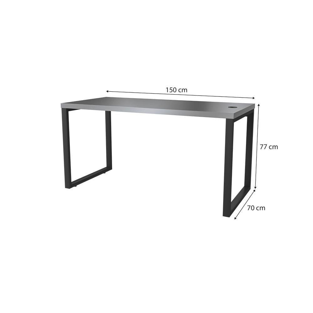 Mesa Diretor Kappesberg Office Platinum 150cm — imagem 2 de 2