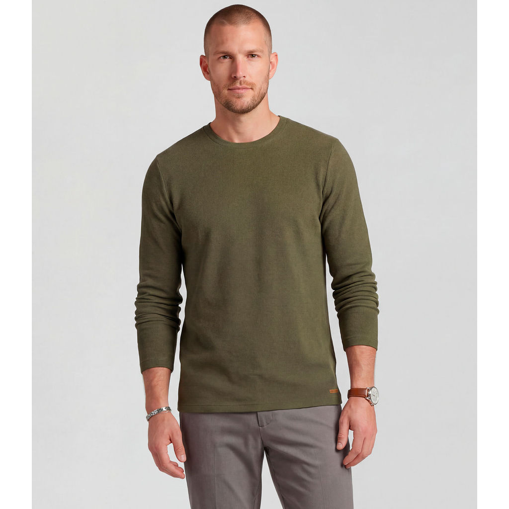 Camiseta Manga Longa Diametro Verde
