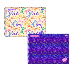 Caderno De Desenho Universitário 80 Folhas STELLA - JANDAIA