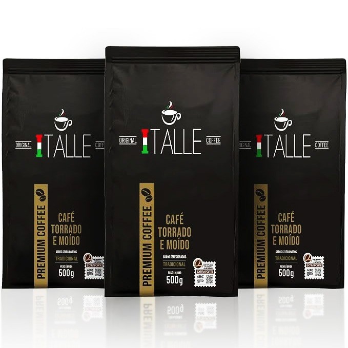 Café Torrado E Moído Tradicional Kit 3