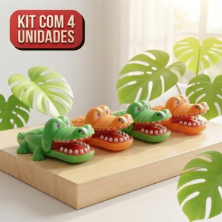 Brinquedo Crocodilo Dentista Morde Dedo Aperta Dente Jogo Dentista Mordida Dedo Jacaré Roleta