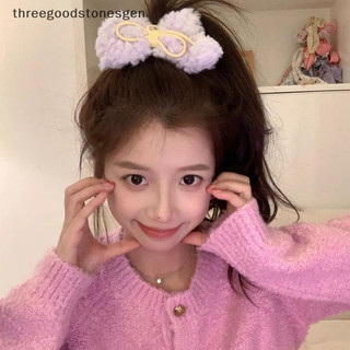 [Trêsgoodstonesgen] 1 acessório de cabelo de lã, laço de cabelo, prendedor de cabelo fofo, acessório de cabelo em format