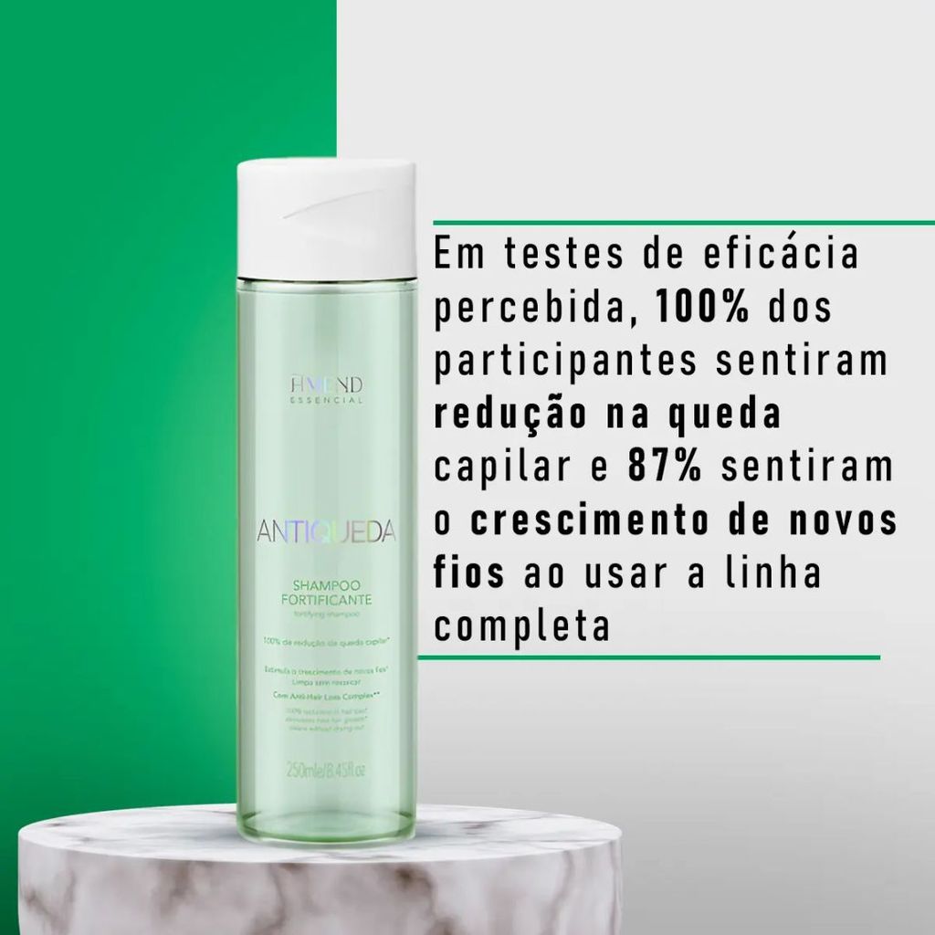 Shampoo Fortificante | Amend Antiqueda Essencial - 250ml — imagem 2 de 2