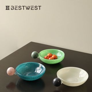 Prato de frutas prato de frutas sala de estar mesa de centro doméstico requintado luz de alta aparência luxo 2025 novo e