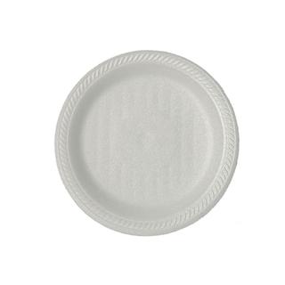 Prato de Isopor Raso 15cm para Sobremesa Ultratherm com 100 unidades