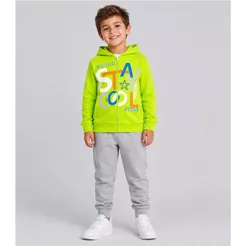 Conjunto Moletom Menino Jaqueta E Calça Kappes Verde