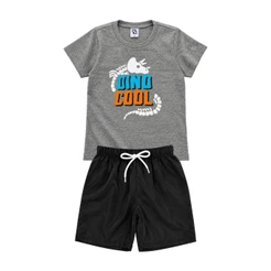 Conjunto Masculino Infantil Dinossauro Legal