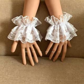 Acessórios estilo verão luvas de manga curta renda Lolita estilo japonês macio menina manga roupas capa cicatrizes