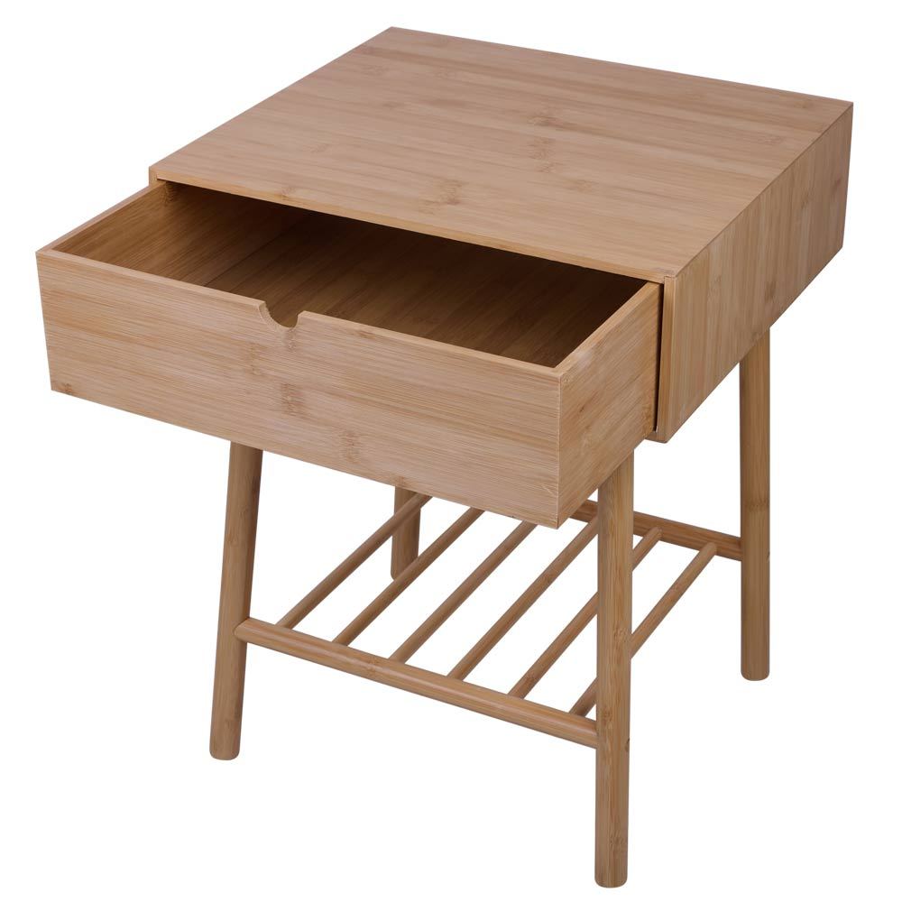 Mesa de Cabeceira Bambu Cazza Serene 40x35x50,5cm · foto 2