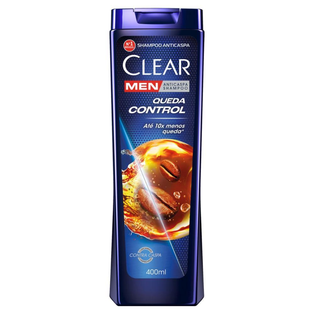 Shampoo Clear Men Anticaspa Queda Control 400ml