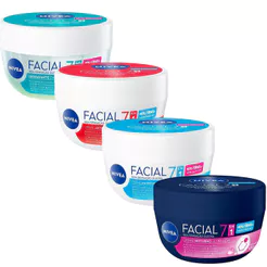 Kit Nivea Cremes Faciais Antissinais + Cuidado Nutritivo + Ácido Hialurônico + Noturno 100g