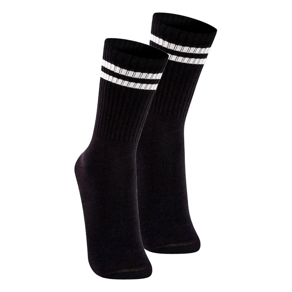 Kit com 2 Pares de Meias Esportiva Cano Longo Lupo 3292-009