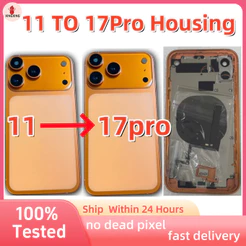 DIY Para Habitação 11 A 17 Pro Capa Traseira , Escudo Traseiro Bateria Quadro Médio Substituição