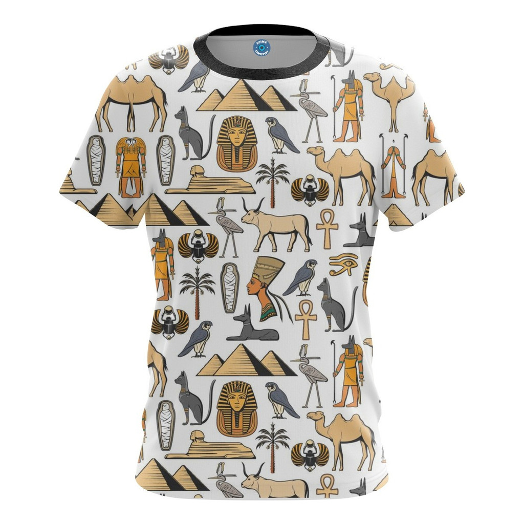 Camisa Camiseta Egito Faraó Egípcios Hórus Pirâmides Olho 3 HTPX