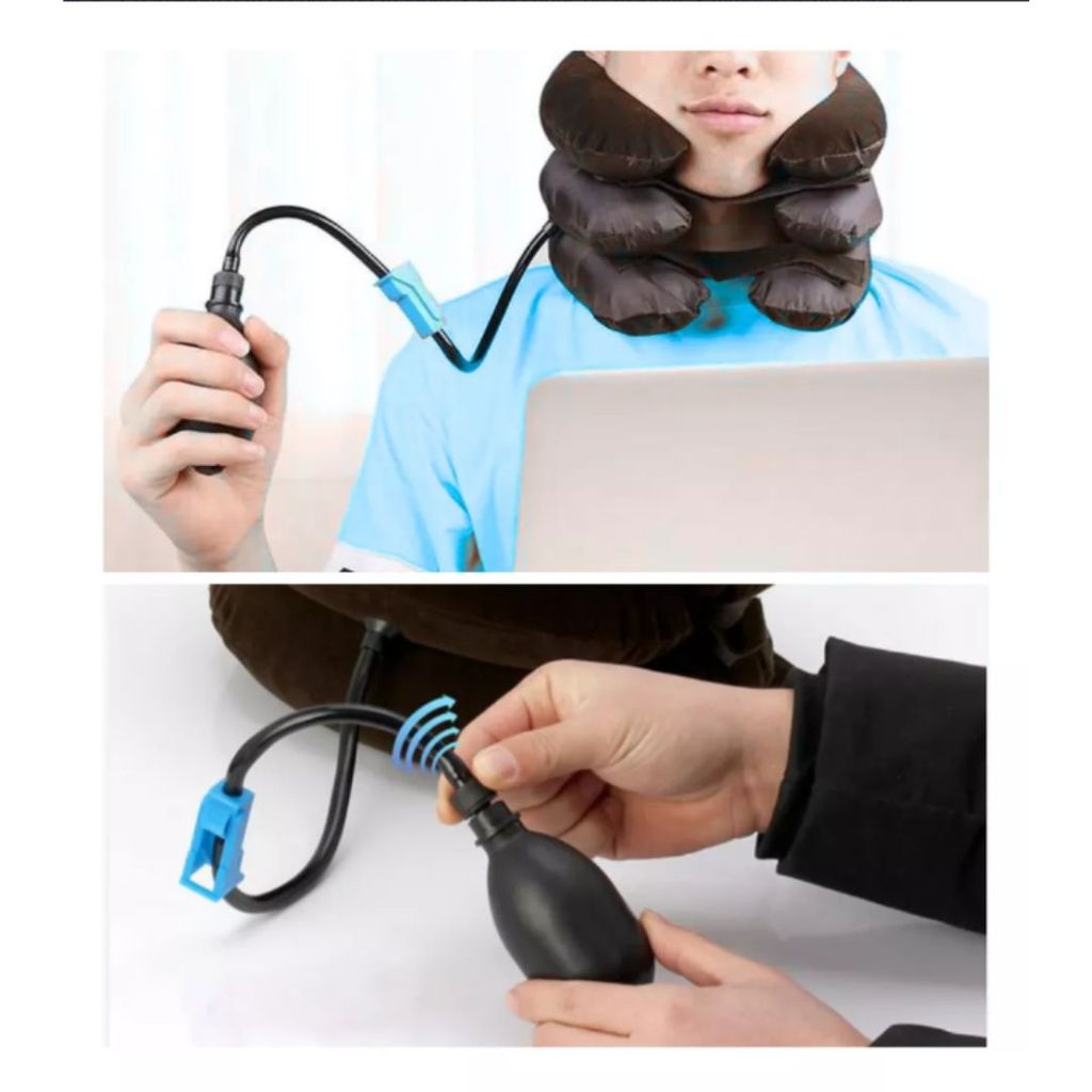 COLAR TRAVESSEIRO ALMOFADA PARA PESCOÇO CERVICAL INFLAVEL