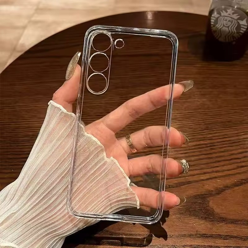 Capinha Capa Samsung Transparente Anti Impacto Silicone Case S8 S9 S10 S20 S21 S22 S23 S24 S25 FE LITE PLUS ULTRA