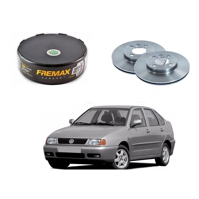 Disco Freio Dianteiro Polo Classic 1.8 1997 A 2002 em Oferta na Shopee