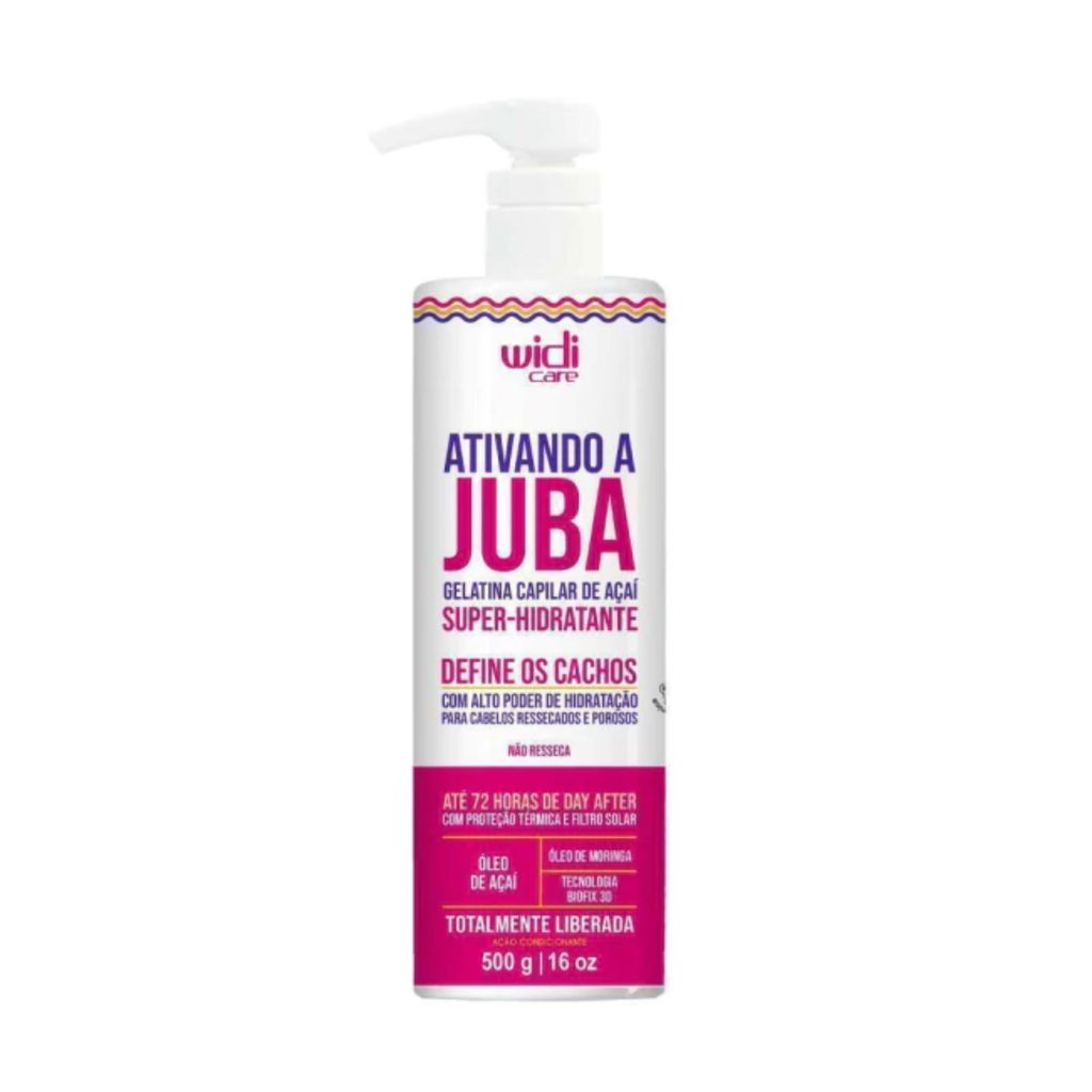 Gelatina Widi Care Juba Ativando a Juba Super Hidratante 500g