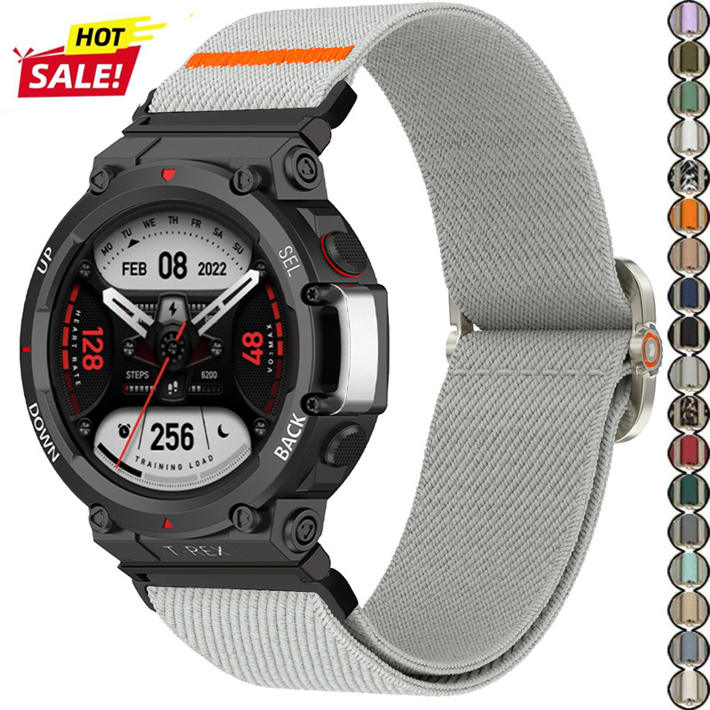Pulseira De Relógio De Nylon Para Amazfit T-Rex 3/2 Trex3 Pro Esportiva/Rex2Ultra Correa Cinto em Oferta na Shopee