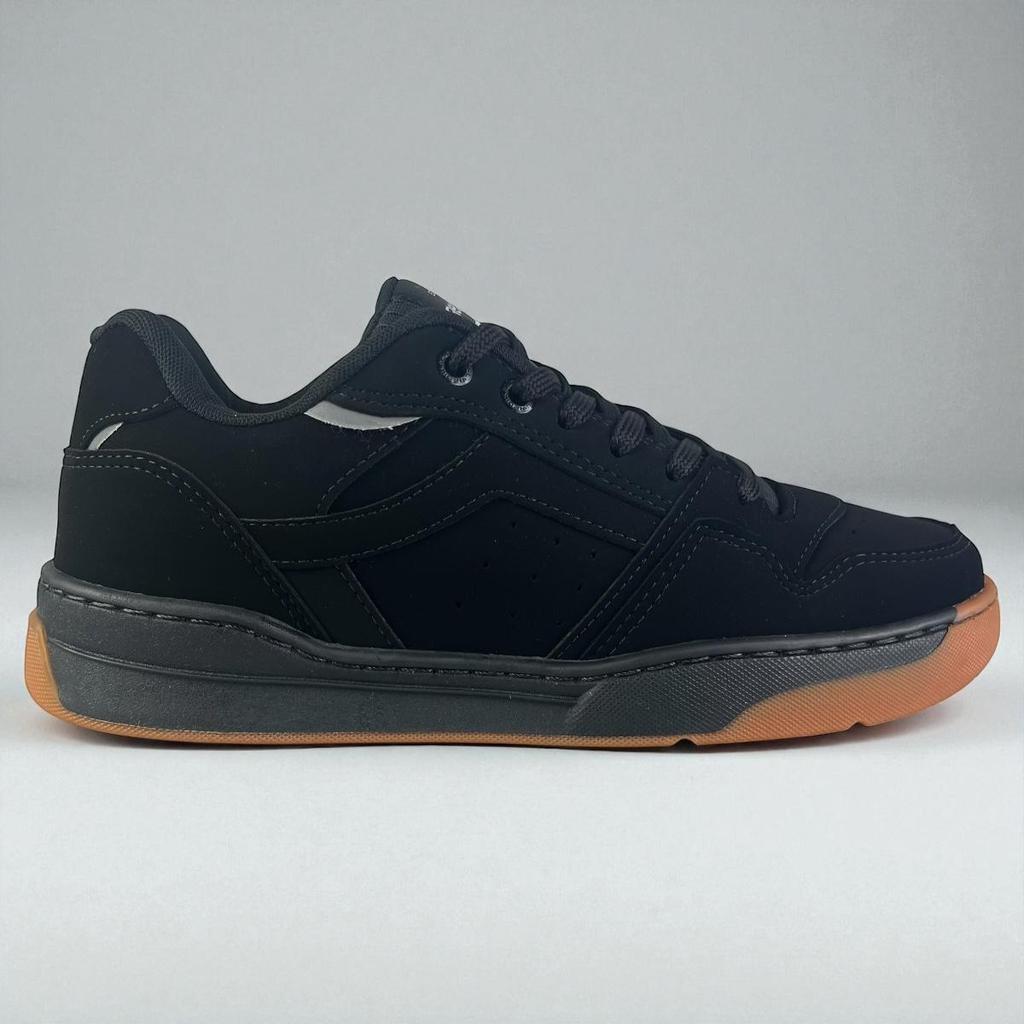 Tênis Redikal Skate Masculino Camurça Preto Original Solado Gum Cupsole Refletivo