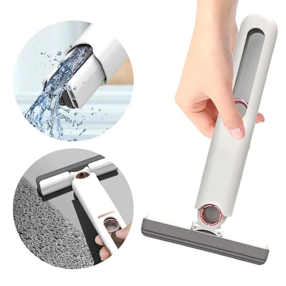 Kit 3 Mini Mop Mágico Giratório – Limpeza Prática, Compacta e Multifuncional para Qualquer Ambiente, Fácil de Usar