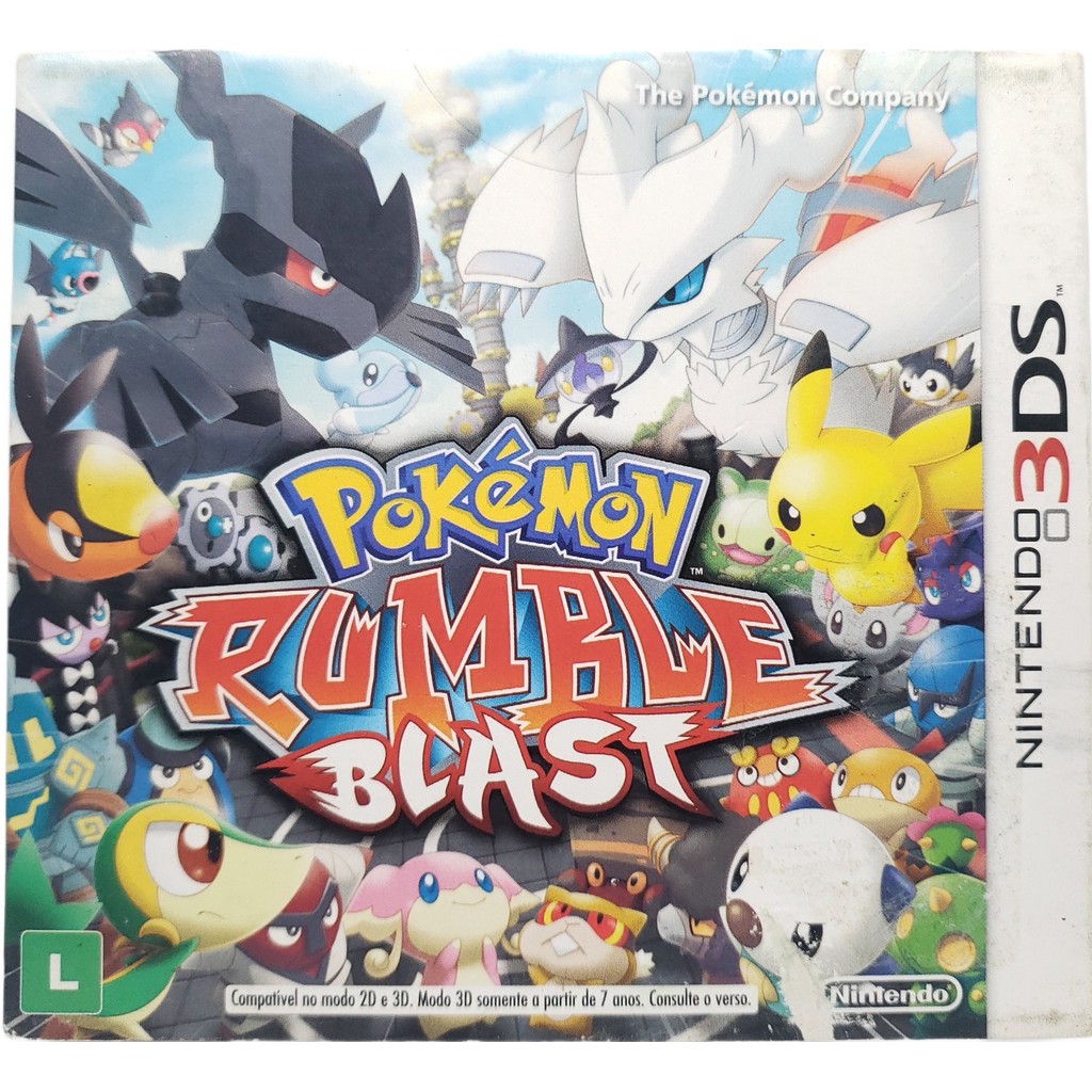 Pokémon Rumble Blast 3DS Original Midia Fisica Nintendo Luva