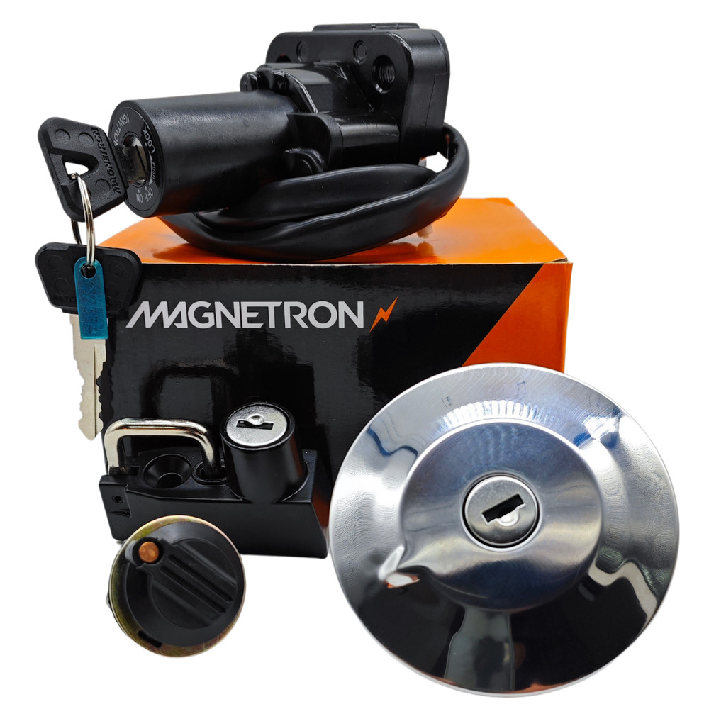 Conjunto de travas chave ignição Magnetron Yamaha Xtz 250 Lander 2007 a 2014