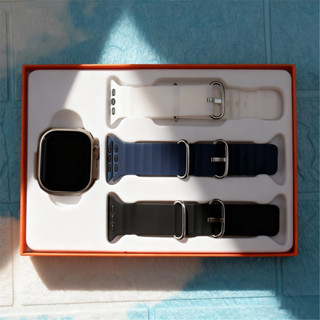 Relógio inteligente U9 Ultra 2.19 tela HD 49mm BT chamada frequência cardíaca em Oferta na Shopee