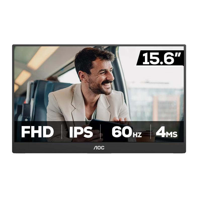 Monitor Portátil Profissional AOC 16T20E2 15,6 polegadas IPS FHD