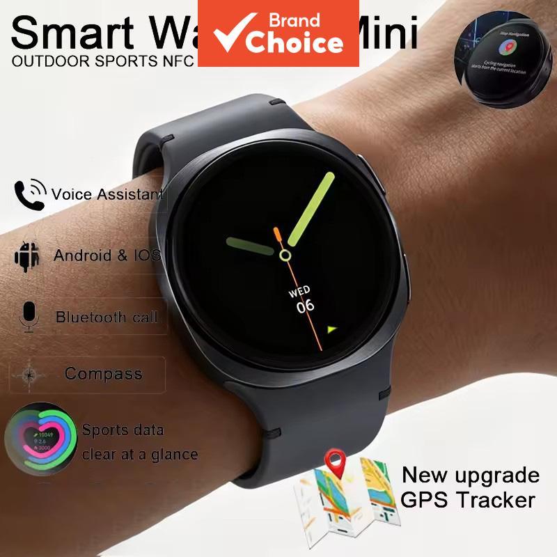 Novo Relógio 8 GPS com Rastreador e NFC, Smartwatch AMOLED com Tela Sempre Ativa, Monitoramento de Saúde, Chamadas